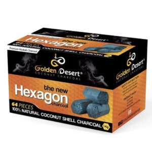GOLDEN DESERT COCONUT CHARCOAL HEXAGON