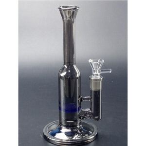 8.7 Inch Straight Tube Glass Bong 14.5mm Honeycomb Smoking Water Pipe GB-542