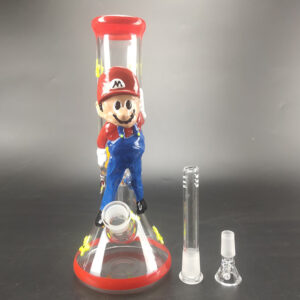 10.2 Inch Mario Beaker Bong Glow in the Dark Smoking Water Pipe GB-778