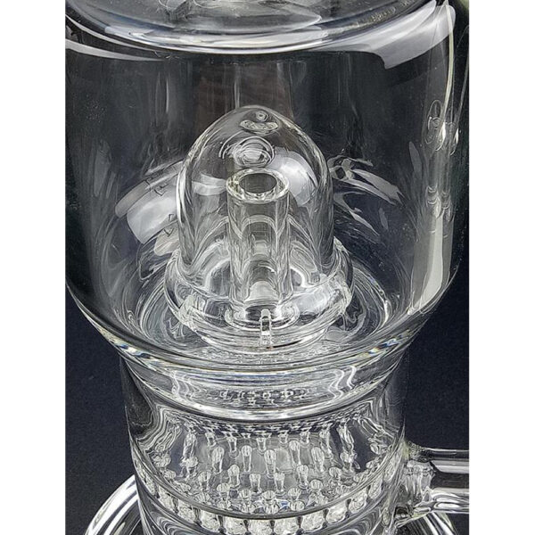 14.4 mm Joint Size Glass Bong 7.8 Inch Height Honeycomb Bong GB-170