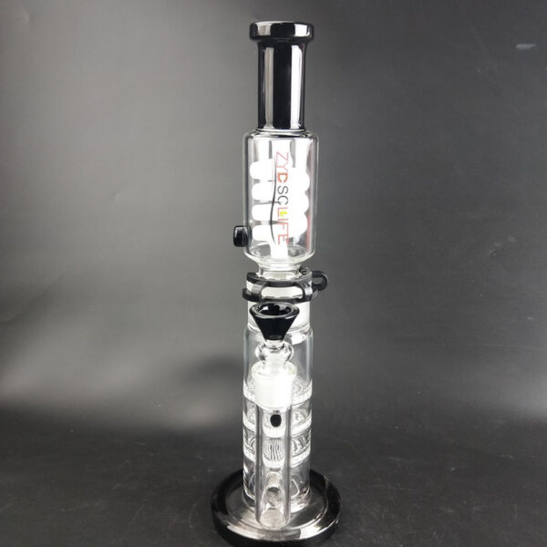 Honeycomb Glass Bong 18.8m Joint 14 Inch Water Pipe GB-666