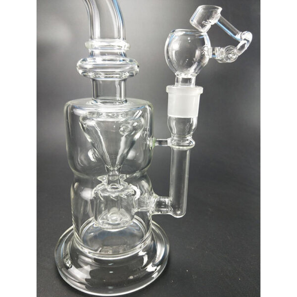 18.8mm Joint Size 11 Inch Glass Bong with Percolator Beaker Glass Water Pipe GB-601