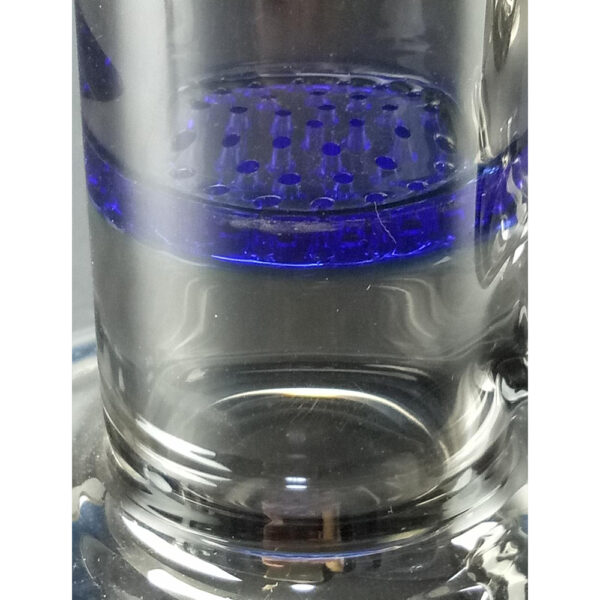 8.7 Inch Straight Tube Glass Bong 14.5mm Honeycomb Smoking Water Pipe GB-542