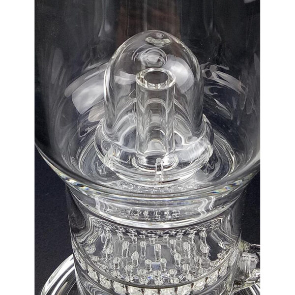 14.4 mm Joint Size Glass Bong 7.8 Inch Height Honeycomb Bong GB-170